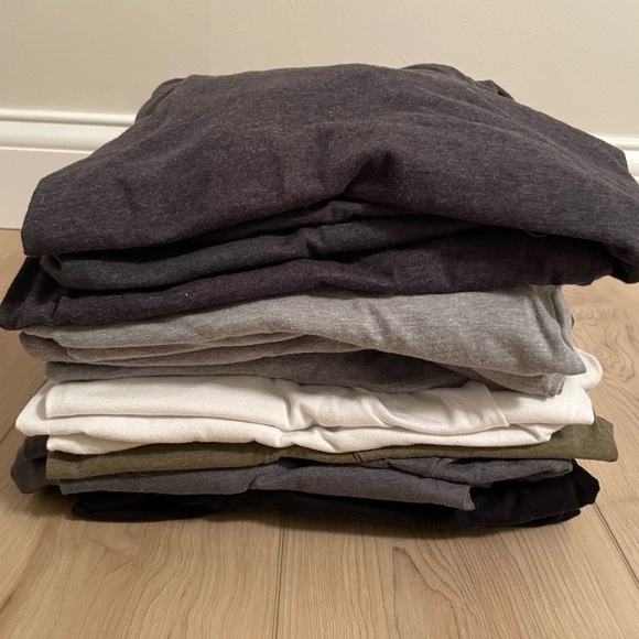 LOT of 19 basic tees: Next Level Apparel 6210 shortsleeve t-shirts men’s - Picture 2 of 3